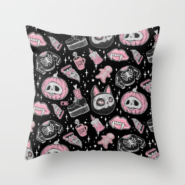 Ghoulishly Fun Halloween Pillow Cover