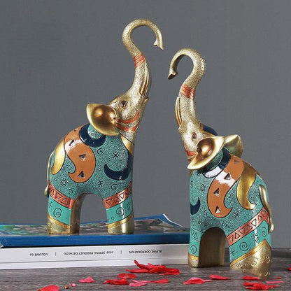 European Elephant Ornaments Home Room Decorations