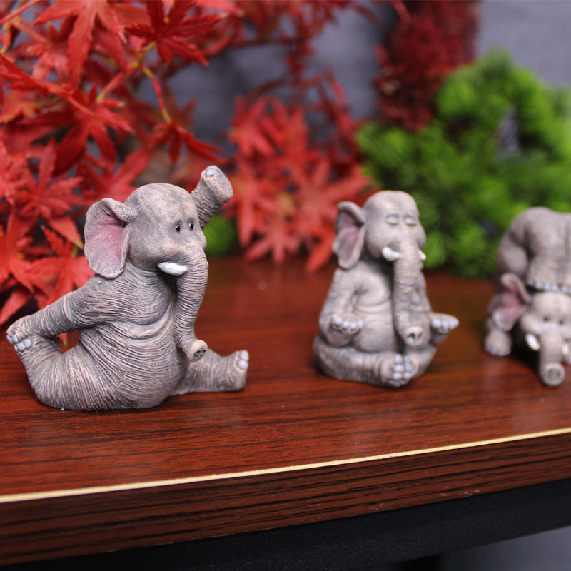 Home Fashion Desktop Elephant Decorations