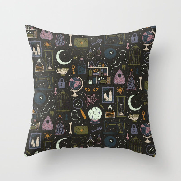 Ghoulishly Fun Halloween Pillow Cover