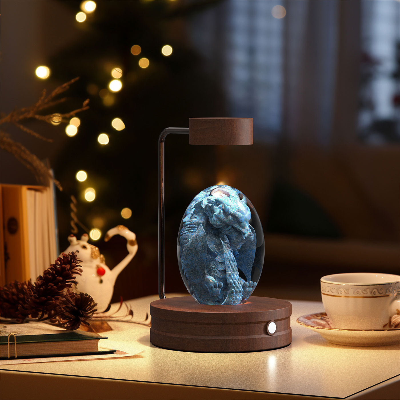 Crystal Ball Indoor Night Light USB Power