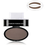 Waterproof Eyebrow Powder Stamp Tint Stencil Kit 