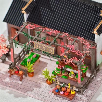 Happy Creative Diy Hut Jiangnan Town Scene Handmade