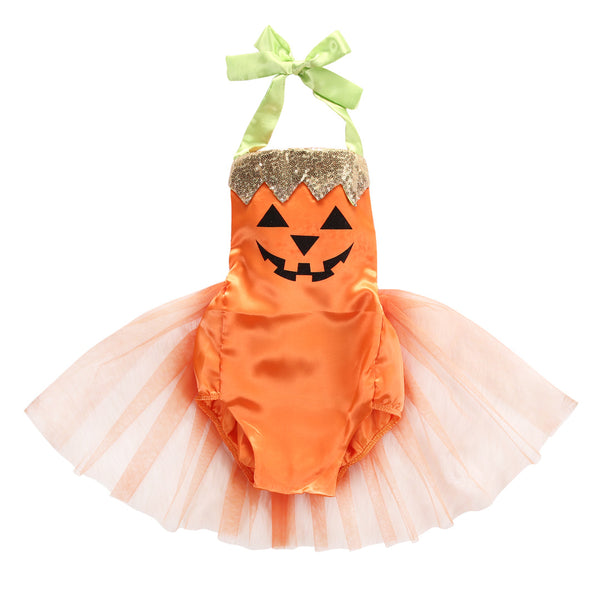 Baby's Halloween Pumpkin Tutu Costume