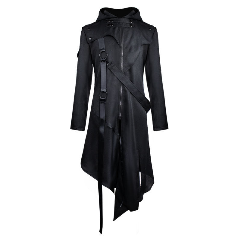 Edgy Asymmetrical Halloween Coat