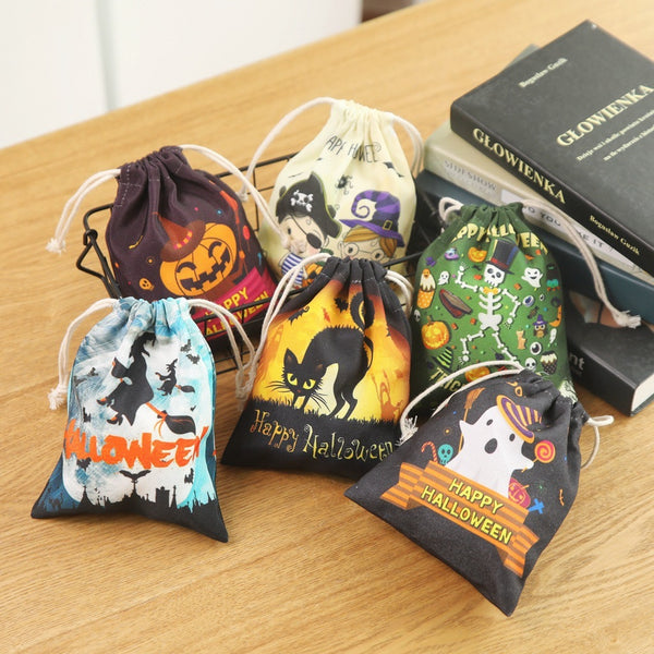 Halloween Drawstring Candy Bags