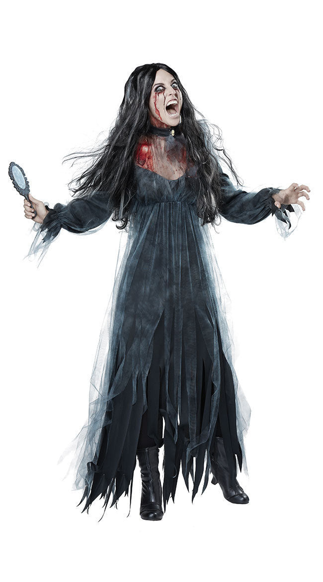 Halloween Zombie Bride Dress Costume