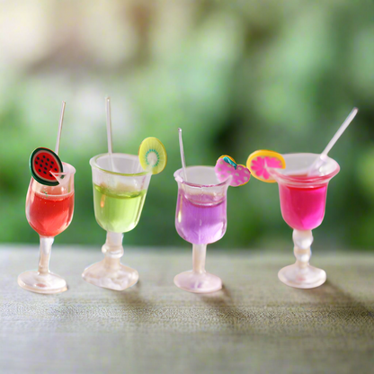 Miniature Creative Fruit Cocktail Simulation Food And Play Model