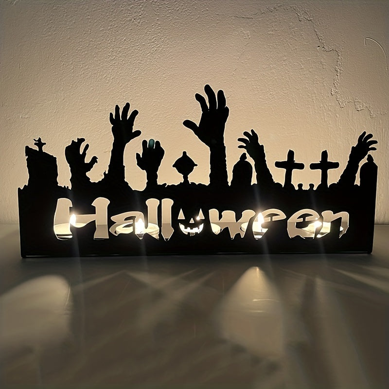 Halloween Ironed-Out Candle Holders