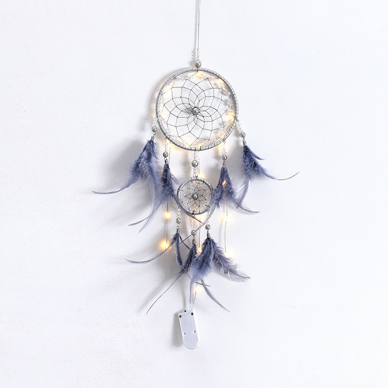 Handmade Dreamcatcher Indian Feather Charm