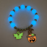 Luminous Pumpkin Ghost Halloween Bracelet