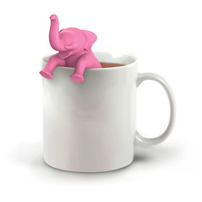 Elephant Silica Gel Tea Strainer