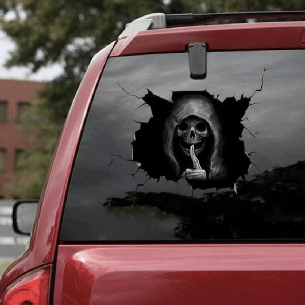 Halloween Skull Wall/Car Sticker