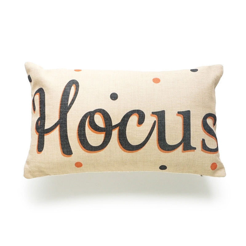 Spooky Halloween Pillow Cover