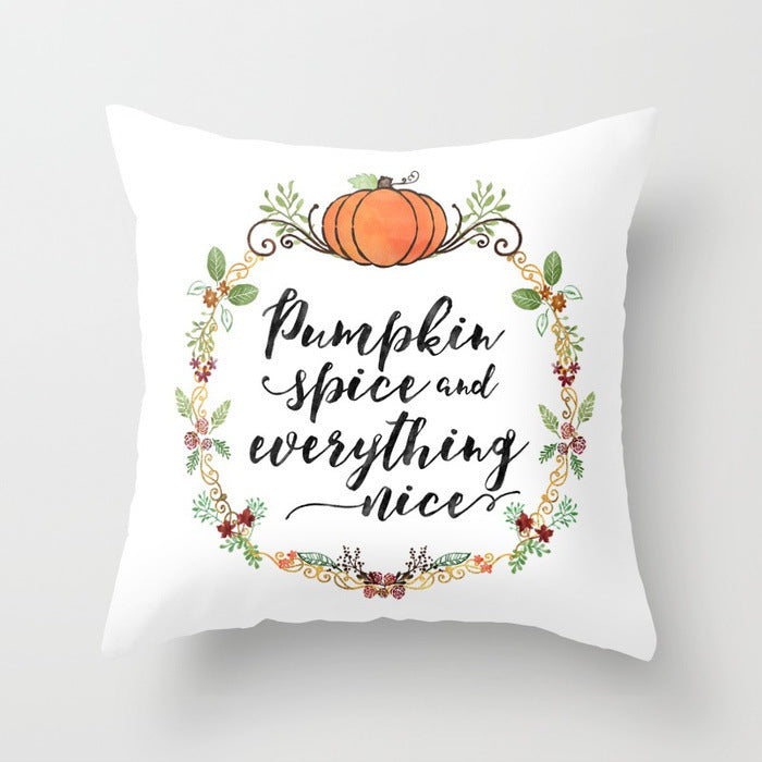 Cozy Pumpkin Pillow Cover