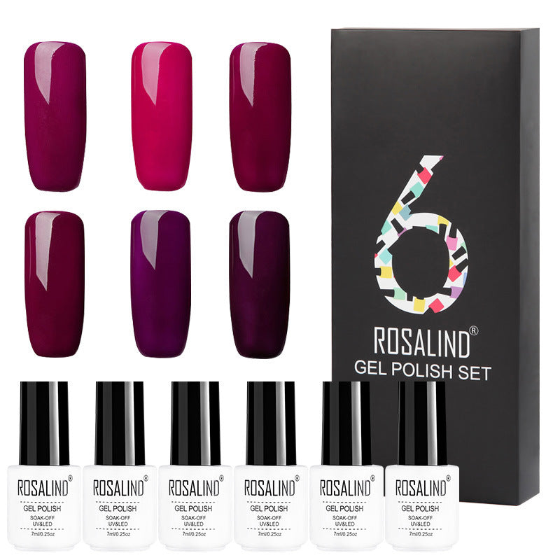 Rosalind Gel Polish 6 Colors Set