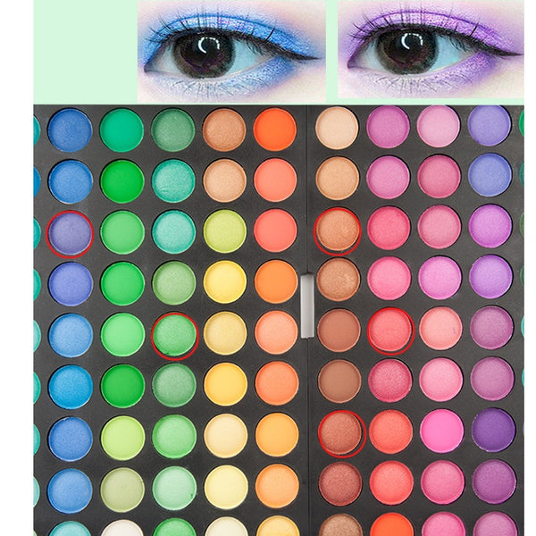 120 Color Eye Shadow Make-Up Tray