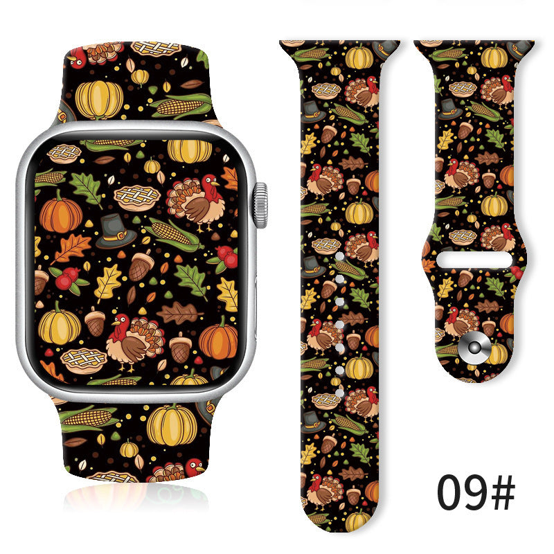 Halloween Printed Watch Strap