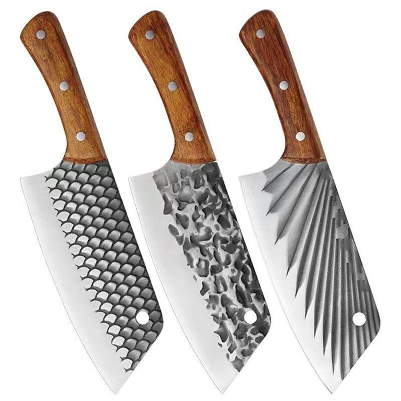 Nan Bamboo Stainless Steel Kitchen Knife Set