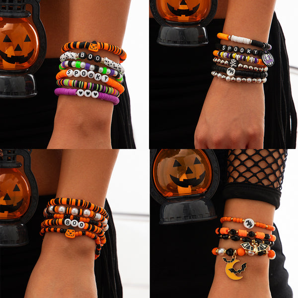 Halloween Bead Bracelet