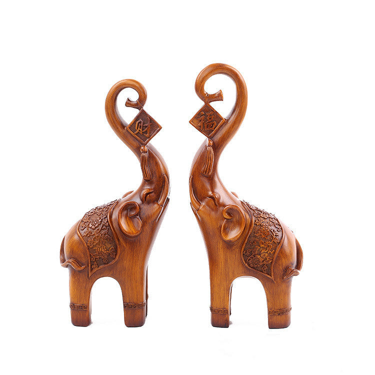 Elephant Resin Crafts Home Decorations