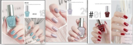 Nail Polish Tear-Free Baking-Free Water-Based Nail Polish New Summer Nail Polish Transparent Gloss Nail Polish