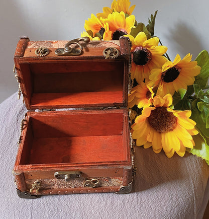 Storage DIY handmade jewelry wooden box