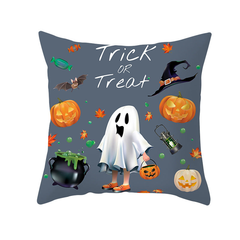 Haunted Halloween Pillow Cover