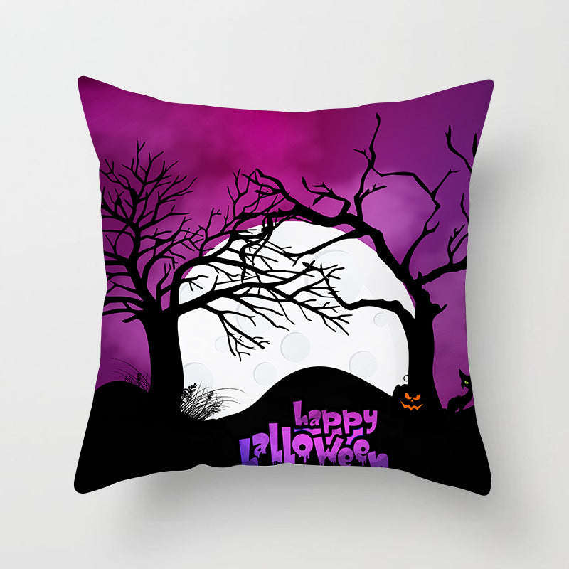 Haunted Halloween Pillow Cover