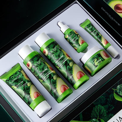 Bioaqua Avocado Elastic Moisturizing Suit Hydrating Skin Care Set