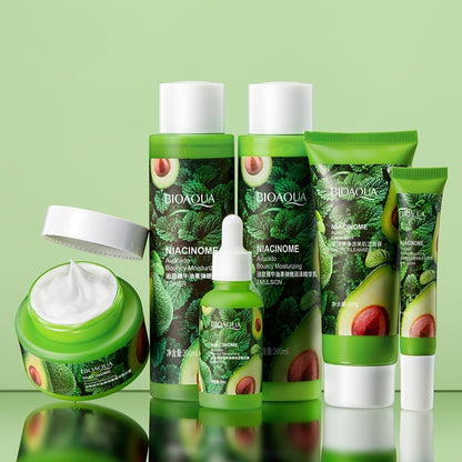 Bioaqua Avocado Elastic Moisturizing Suit Hydrating Skin Care Set