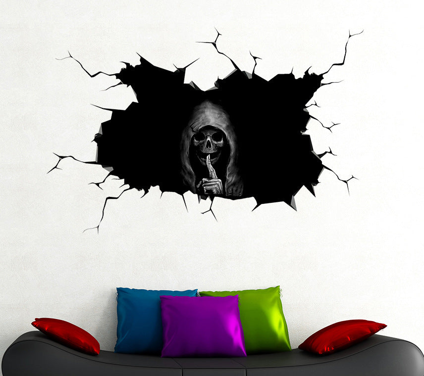 Halloween Skull Wall/Car Sticker