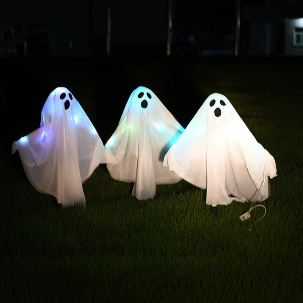 Halloween Glowing Ghost Stake