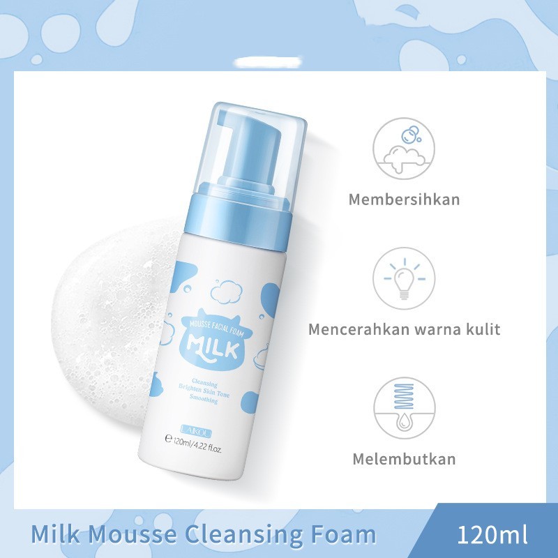 Milk Mousse Cleansing Foam Pore Cleaning Skin Care