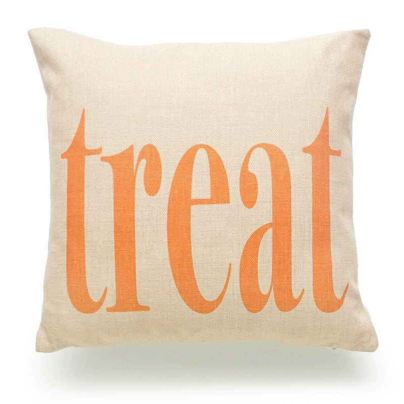 Spooky Halloween Pillow Cover