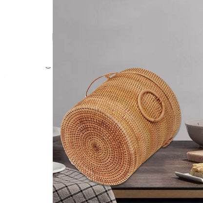 Vietnam Handmade Rattan Weave Tea Cans