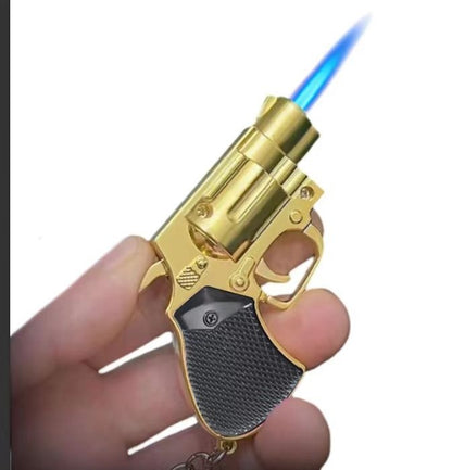 Metal Keychains Gas Windproof Toy Lighter