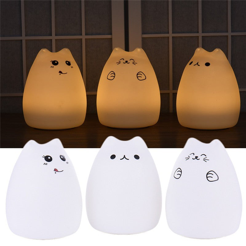 Silicone Touch Sensor LED Night Light For Children Baby Kids