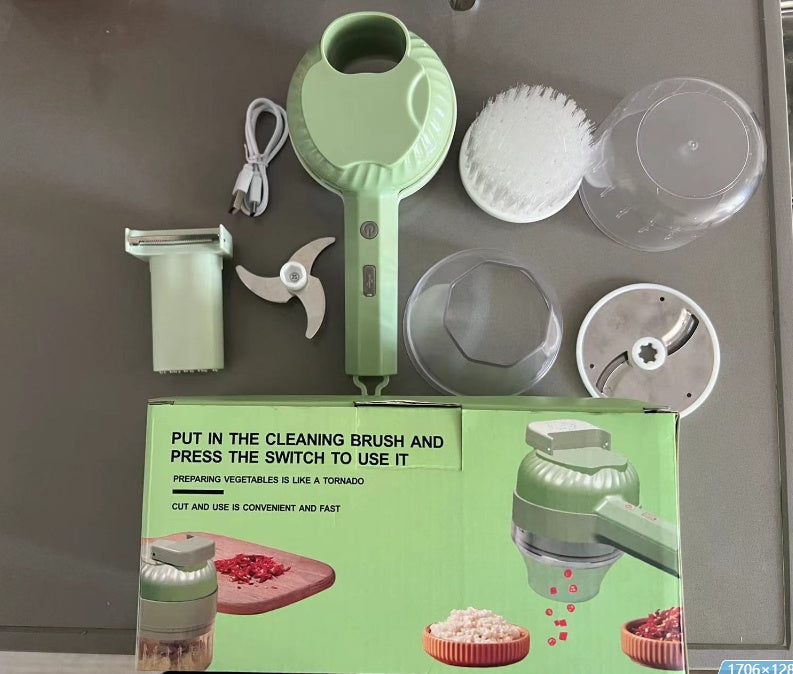 Home Fashion Wireless Hand-held Vegetable Cutter