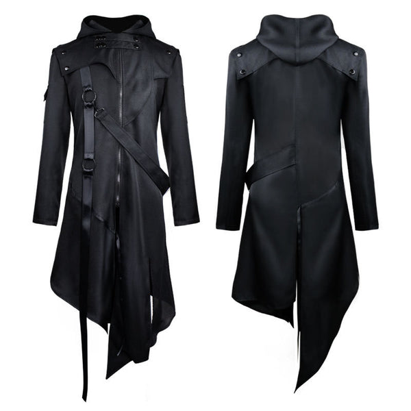 Edgy Asymmetrical Halloween Coat