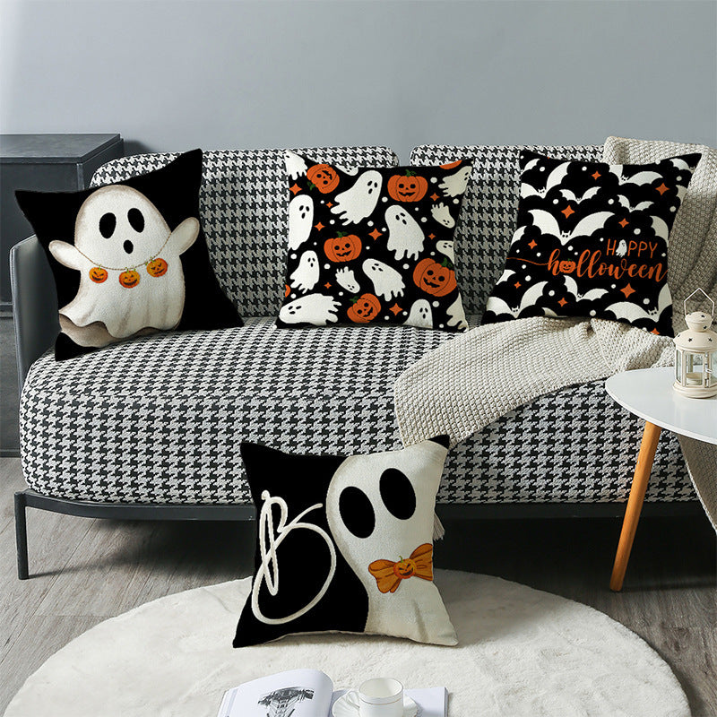 Halloween Ghost Pillow Cover