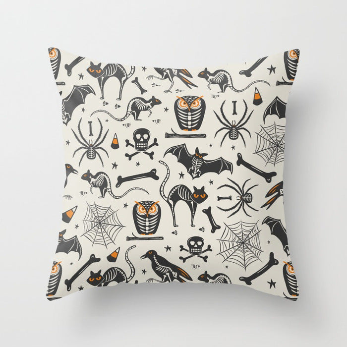 Ghoulishly Fun Halloween Pillow Cover