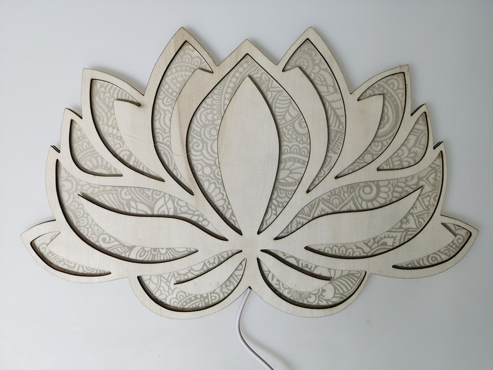 Lotus Flower Wall Light Decoration