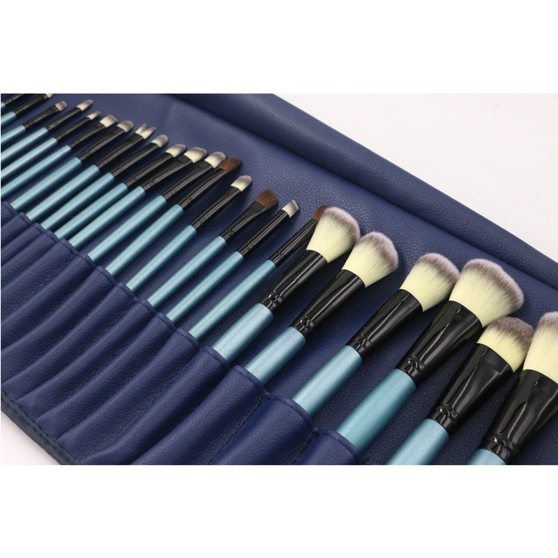 32 Blue Makeup Brushes Pack