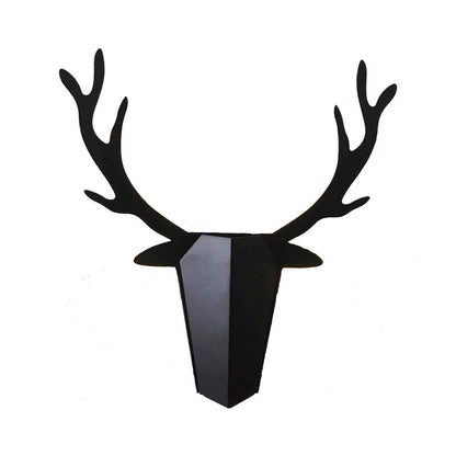 Decorative Iron Deer Living Room Wall Lamp