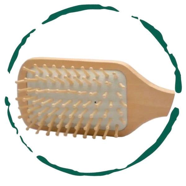 All Natural Wooden Detangling Hair Brush - JDrop.Shop