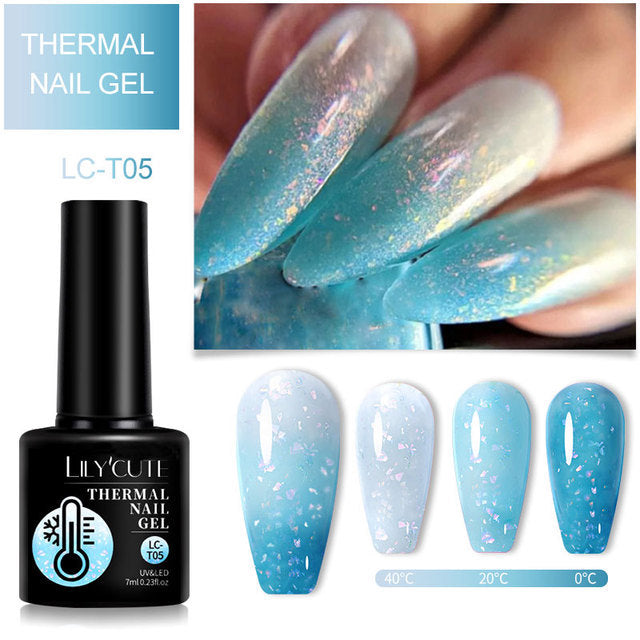 Lily Cute Color Changing Thermal Gel Nail Polish