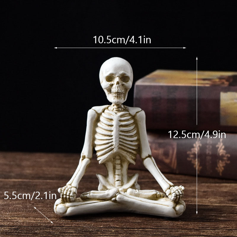 Halloween Horror Yoga Skull Skeleton