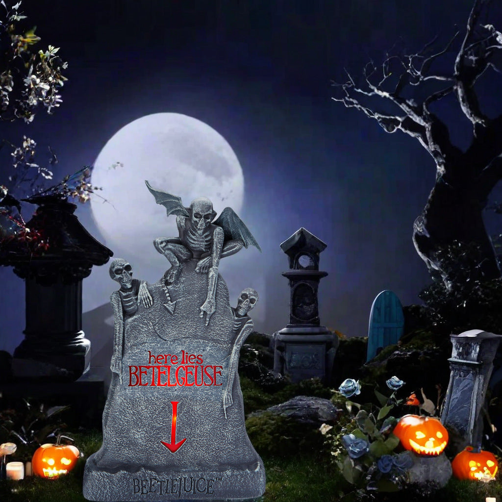 Beetlejuice Graveyard Tombstone Decoration