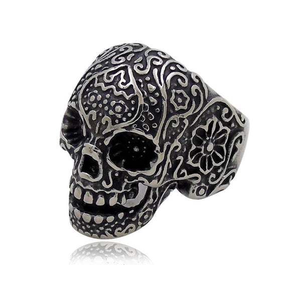 Hip Hop Skull Ring